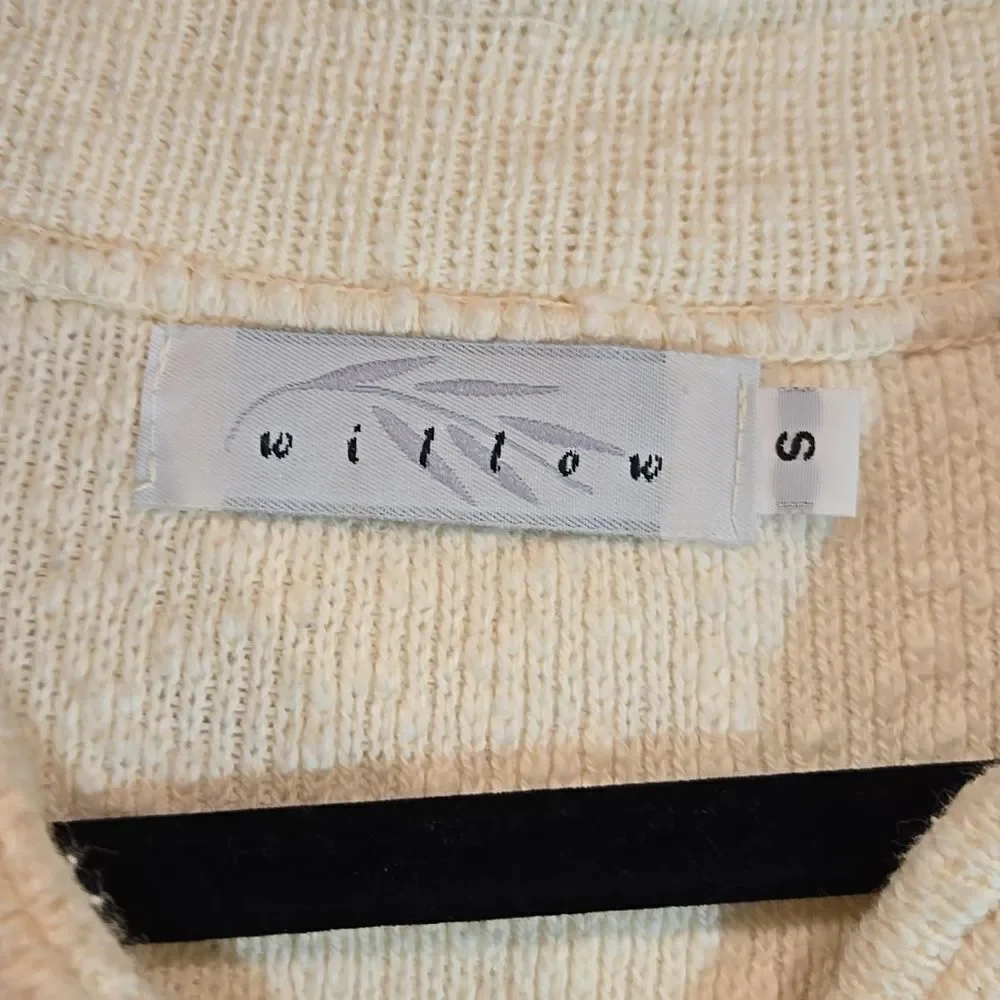 Willow cream button front cotton cardigan size S - Picture 4 of 8